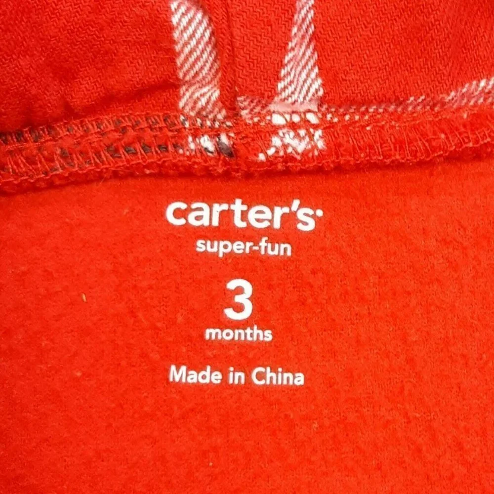 Carters Baby Boys Fleece One Piece Bundle 3 Months